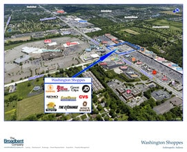 10009-10085 E Washington St, Indianapolis, IN - VUE AÉRIENNE vue de carte - Image1