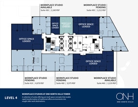 4000 Center At North Hills St, Raleigh, NC à louer Plan d’étage– Image 1 sur 1