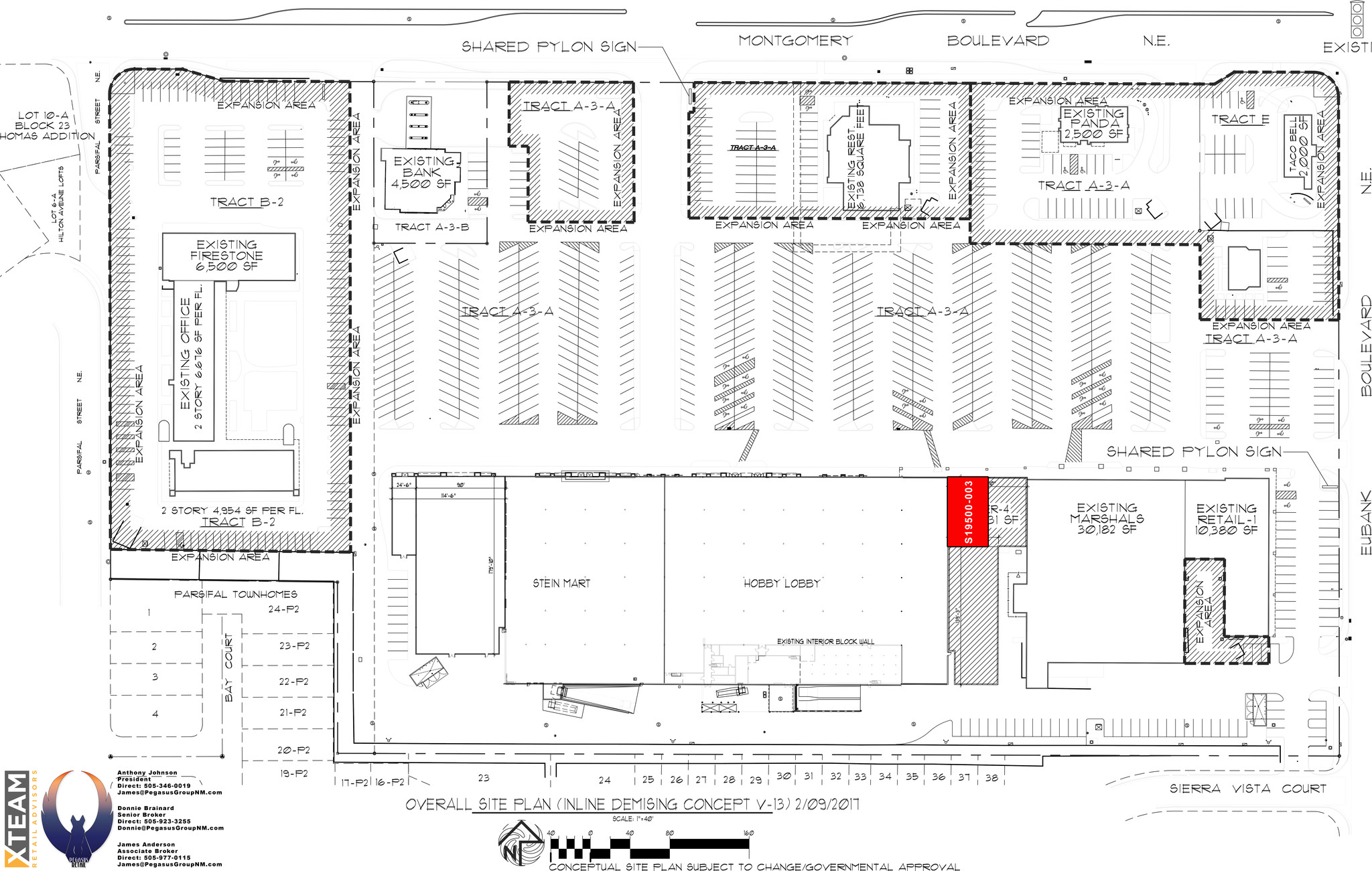 9500 Montgomery Blvd NE, Albuquerque, NM à louer Plan de site– Image 1 sur 1
