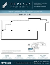 1331 N California Blvd, Walnut Creek, CA à louer Plan d’étage– Image 1 sur 1