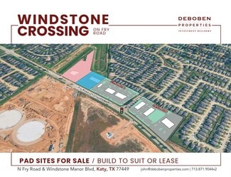 Plus de détails pour N Fry Rd & Windstone Manor Blvd, Katy, TX - Terrain à vendre
