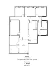 300-310 Main St, Worcester, MA à louer Plan d’étage– Image 1 sur 2