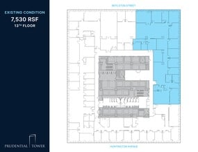 800 Boylston St, Boston, MA à louer Plan de site– Image 1 sur 1
