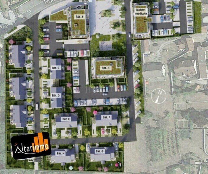 Bureau dans Barjouville à louer - Plan de site – Image 2 sur 4