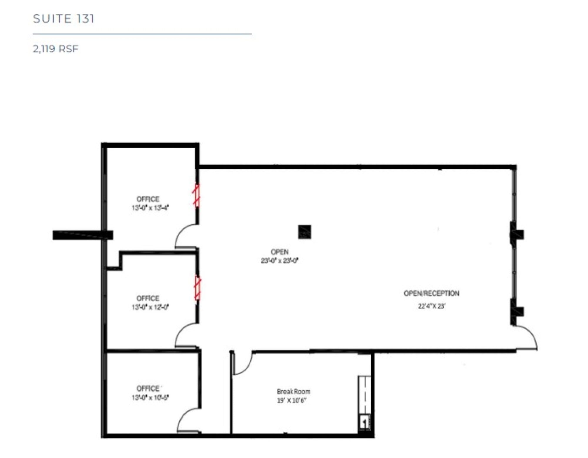 2630 West Fwy, Fort Worth, TX à louer Plan d’étage– Image 1 sur 1