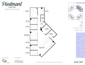 3495 Piedmont Rd NE, Atlanta, GA à louer Plan d’étage– Image 1 sur 1