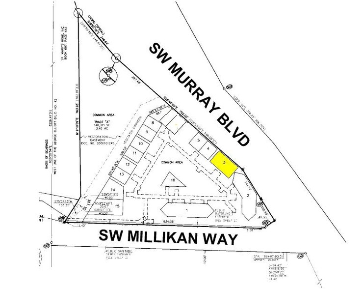 14631 SW Millikan Way, Beaverton, OR à louer - Plan cadastral – Image 2 sur 24