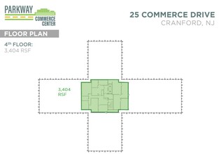 20 Commerce Dr, Cranford, NJ à louer Plan d’étage– Image 1 sur 1