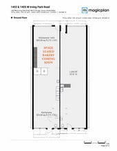 1403-1411 W Irving Park Rd, Chicago, IL à louer Plan d’étage– Image 1 sur 4
