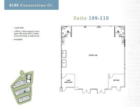 6185 Cornerstone Ct E, San Diego, CA à louer Plan d’étage– Image 1 sur 1