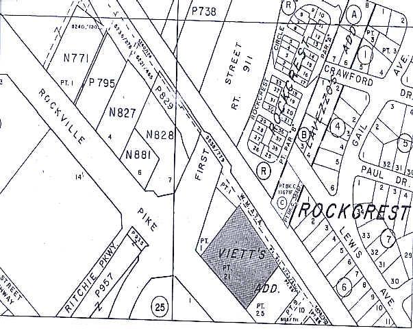 822 Rockville Pike, Rockville, MD à louer - Plan cadastral – Image 3 sur 6