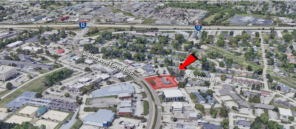 2927 S Sherwood Forest Blvd, Baton Rouge, LA à vendre - Aérien – Image 2 sur 6