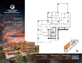 5690 DTC Blvd, Greenwood Village, CO à louer Plan d’étage– Image 2 sur 2