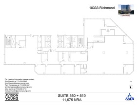 10333 Richmond Ave, Houston, TX à louer Plan d’étage– Image 2 sur 2