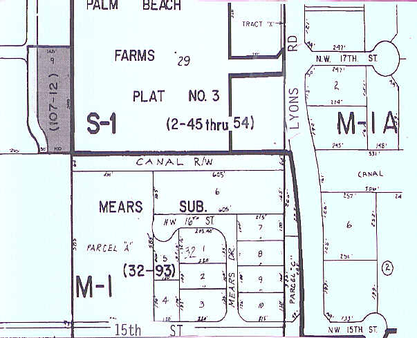 1900-1922 NW Mears Pky, Margate, FL à louer - Plan cadastral – Image 2 sur 3