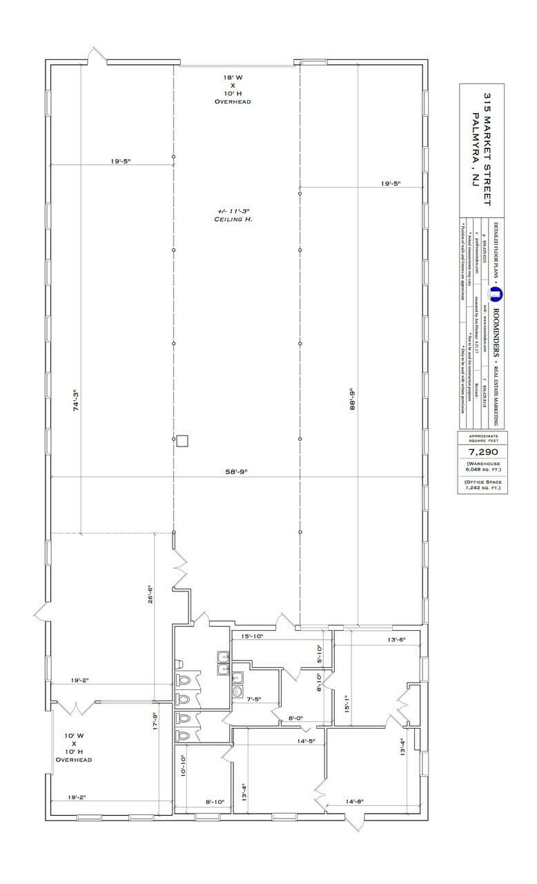 315 Market St, Palmyra, NJ à louer Plan d’étage– Image 1 sur 1