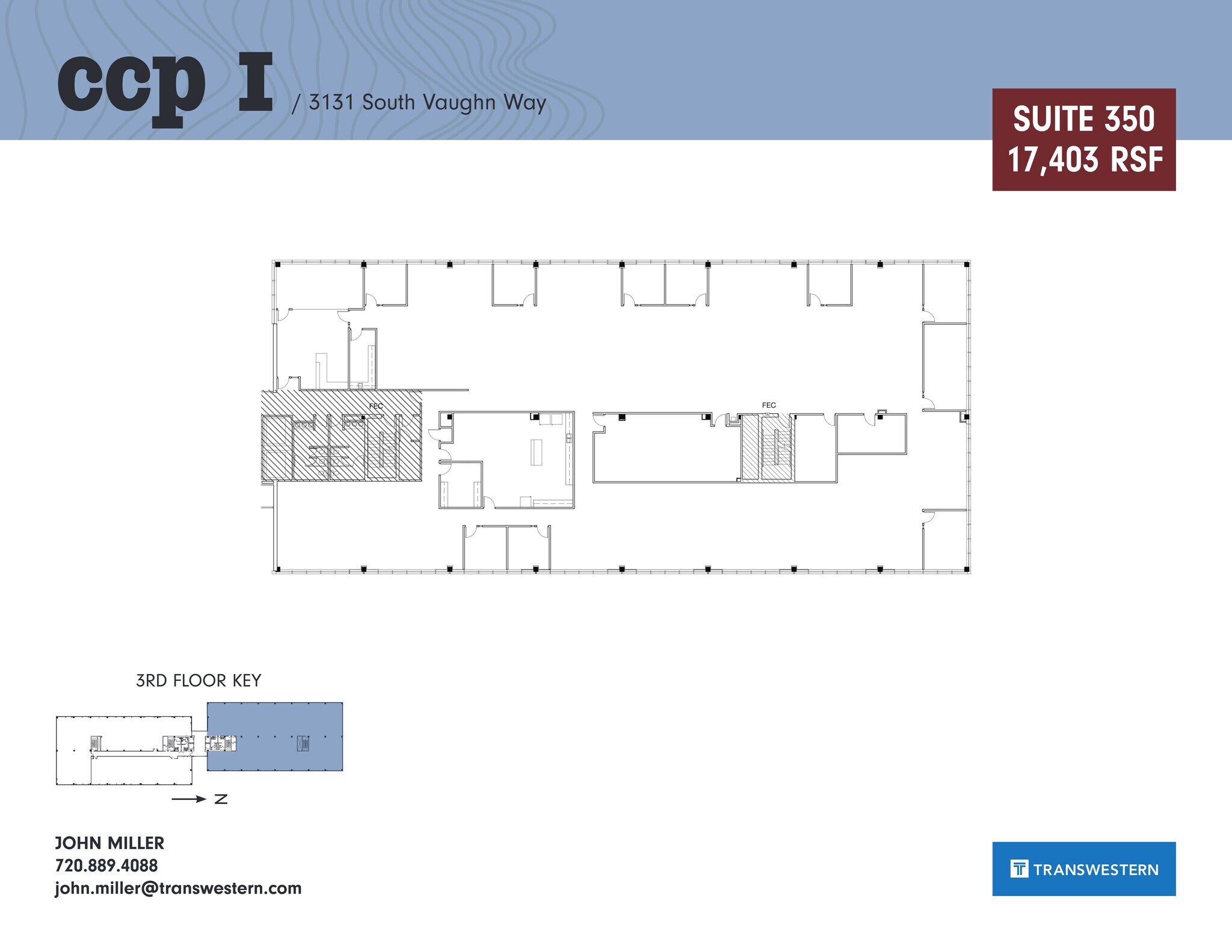 3131 S vaughn Way, Aurora, CO à louer Plan de site– Image 1 sur 2