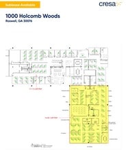 1000 Holcomb Woods Pky, Roswell, GA à louer Plan d’étage– Image 1 sur 1