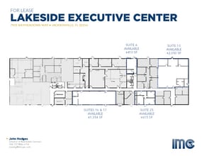 7901 Baymeadows Way, Jacksonville, FL à louer Plan d’étage– Image 2 sur 2