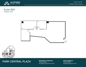 1111 N Loop W, Houston, TX à louer Plan d’étage– Image 1 sur 1