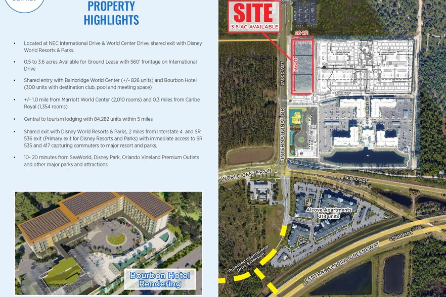 NEC International Drive & World Center Dr, Orlando, FL à louer - Photo de l’immeuble – Image 3 sur 5