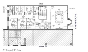 1428-1430 Rue Sherbrooke O O, Montréal, QC à louer Plan d’étage– Image 1 sur 1