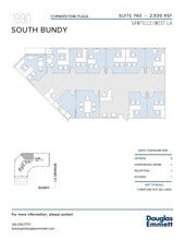 1990 S Bundy Dr, Los Angeles, CA à louer Plan d’étage– Image 1 sur 11