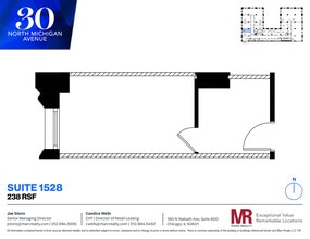 30 N Michigan Ave, Chicago, IL à louer Plan d’étage– Image 1 sur 4