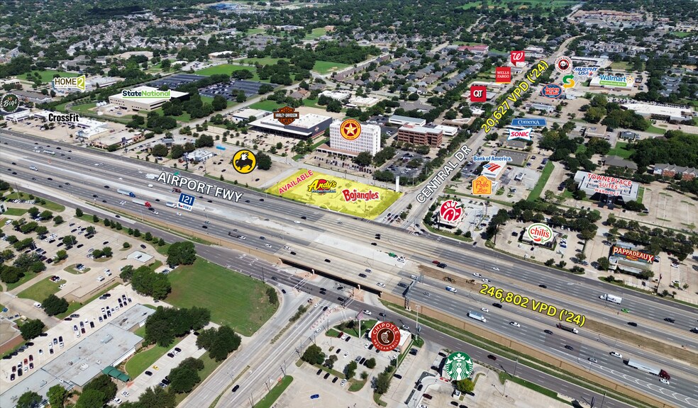 1953 Airport Fwy, Bedford, TX à vendre - Aérien – Image 1 sur 4