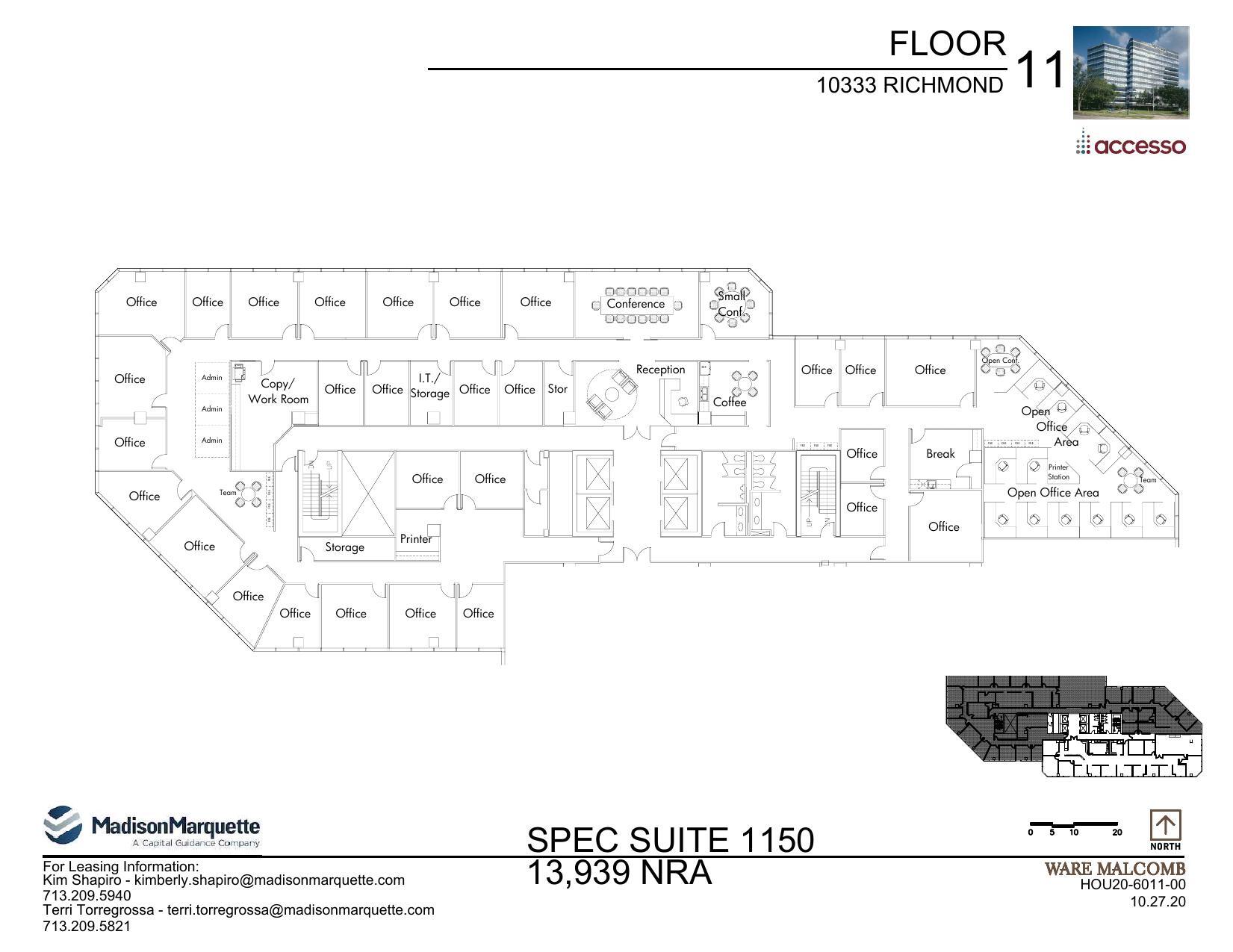 10333 Richmond Ave, Houston, TX à louer Plan d’étage– Image 1 sur 9