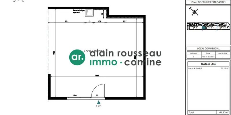 Local commercial dans Angers à vendre - Plan d’étage – Image 3 sur 3