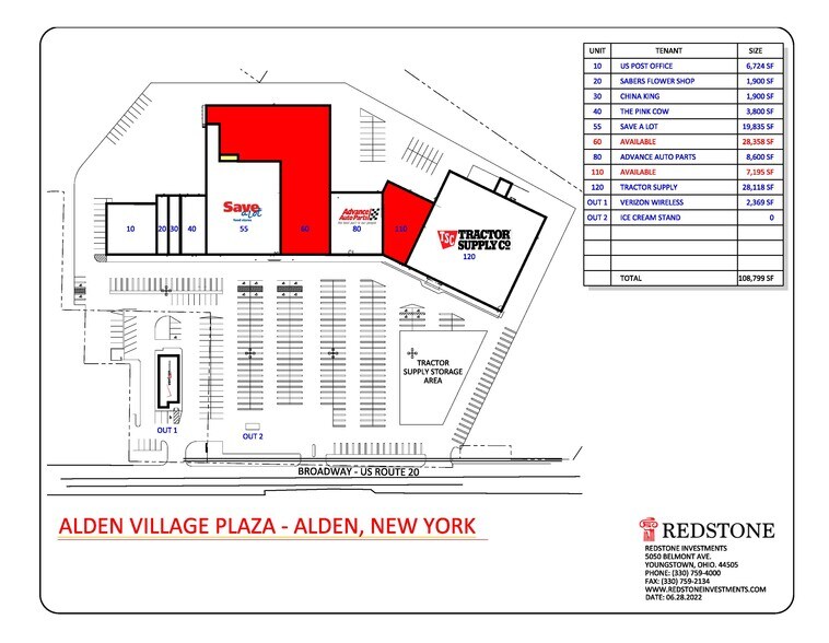 13119 Broadway Ave, Alden, NY à louer - Plan de site – Image 2 sur 9