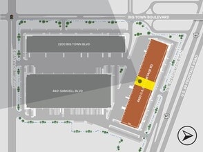 4401 Samuell Blvd, Mesquite, TX à louer Plan de site– Image 2 sur 2