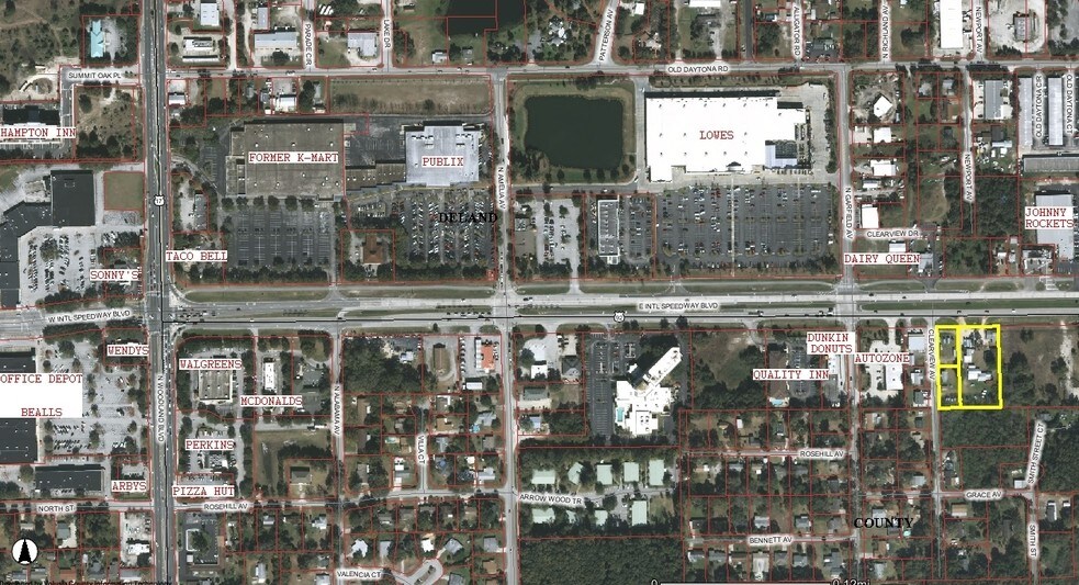 576 E International Speedway Blvd, Deland, FL à louer - Aérien – Image 3 sur 8
