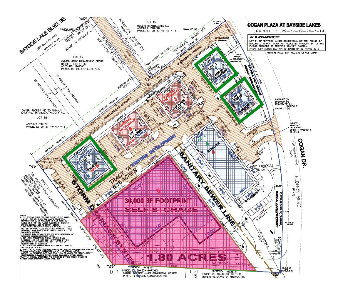 360 Cogan dr, Palm Bay, FL à vendre Plan de site– Image 1 sur 7