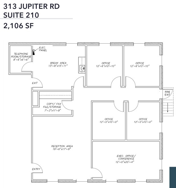 303 S Jupiter Rd, Allen, TX à louer Plan d’étage– Image 1 sur 6