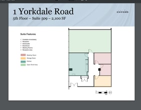 1 Yorkdale Rd, Toronto, ON à louer Plan d’étage– Image 1 sur 1