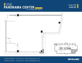 7701 Las Colinas Rdg, Irving, TX à louer Plan d’étage– Image 1 sur 1