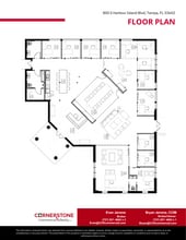 800 S Harbour Island Blvd, Tampa, FL à louer Plan d’étage– Image 1 sur 1