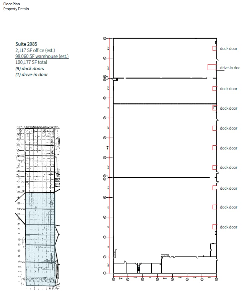 2075-2085 Ellis Ave, Saint Paul, MN à louer Plan d’étage– Image 1 sur 1