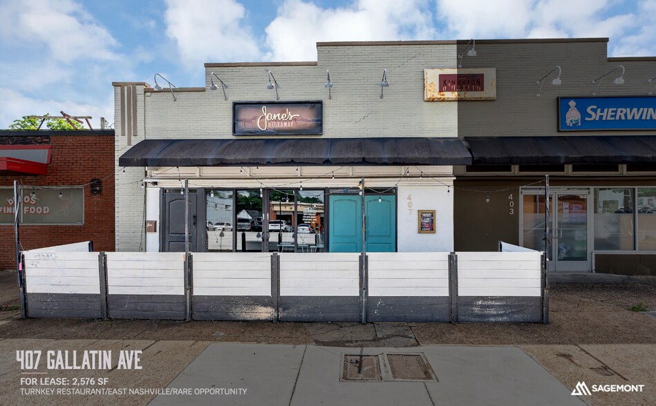 407 Gallatin Ave, Nashville, TN à louer - Photo de l’immeuble – Image 1 sur 18