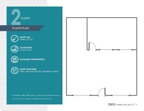 2831 Camino Del Rio S, San Diego, CA à louer Plan d’étage– Image 1 sur 1