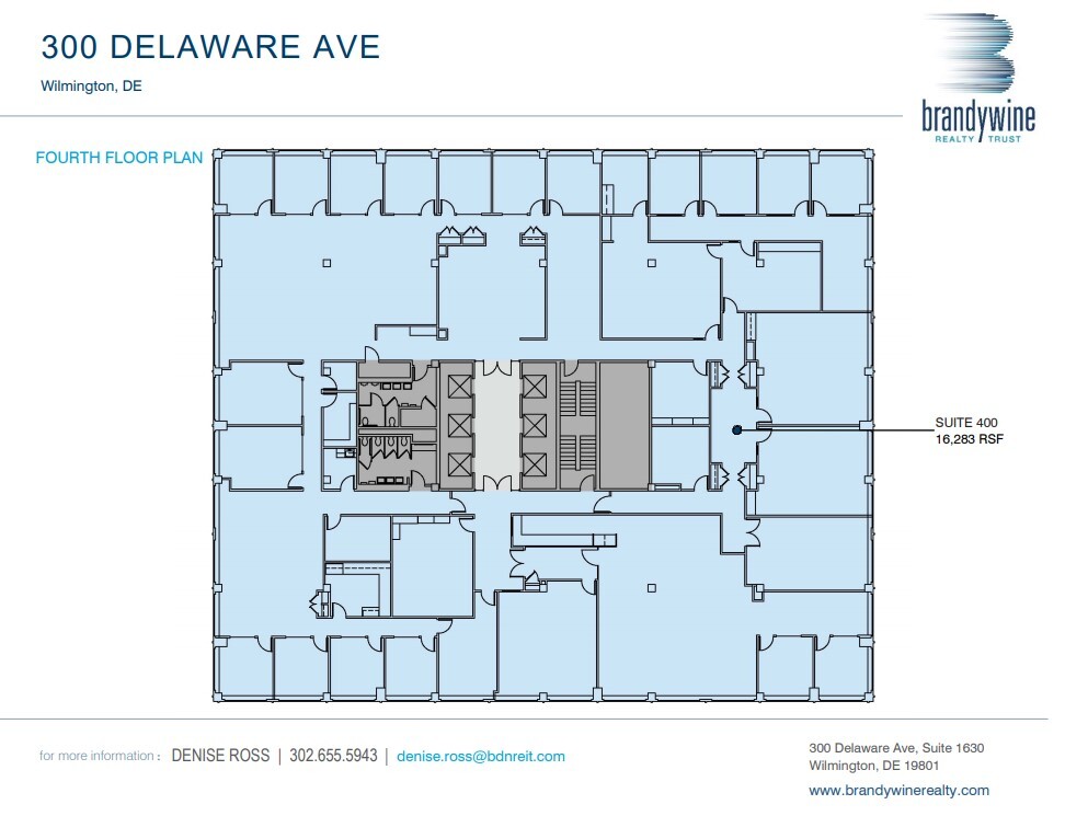 300 Delaware Ave, Wilmington, DE à louer Plan d’étage– Image 1 sur 2