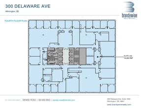 300 Delaware Ave, Wilmington, DE à louer Plan d’étage– Image 1 sur 2