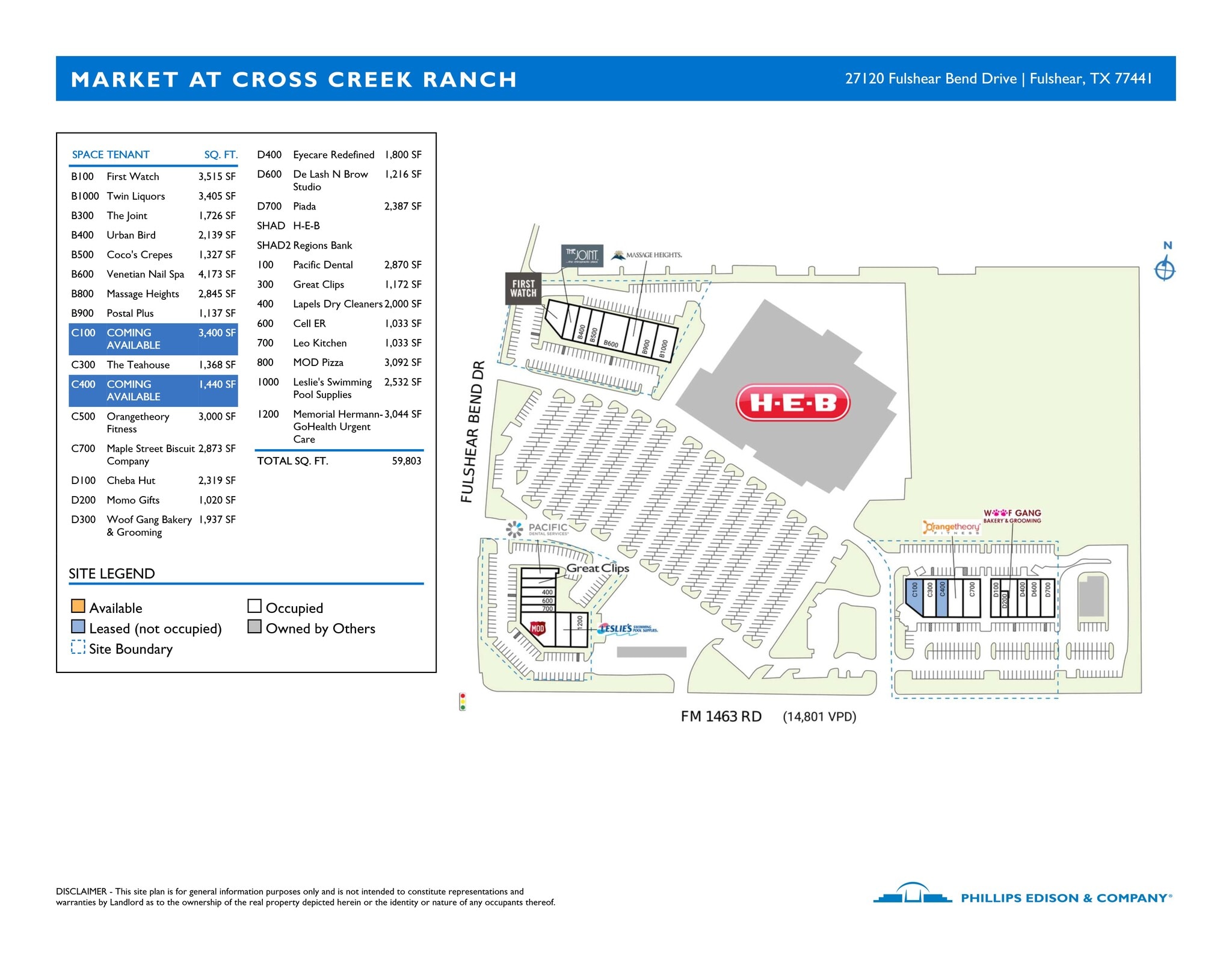 4906 FM 1463 Rd, Katy, TX à louer Plan de site– Image 1 sur 1