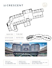 100 Crescent Ct, Dallas, TX à louer Plan d’étage– Image 1 sur 1