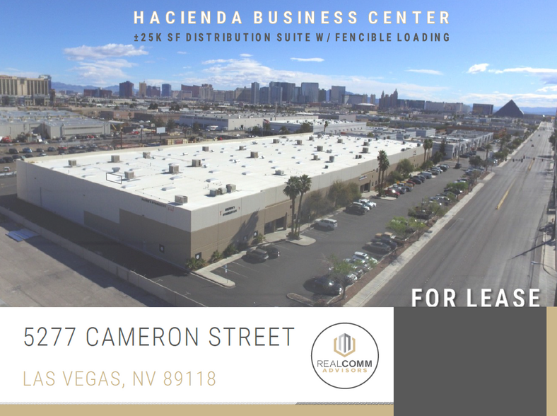 5277 Cameron St, Las Vegas, NV à louer - Photo de l’immeuble – Image 1 sur 5