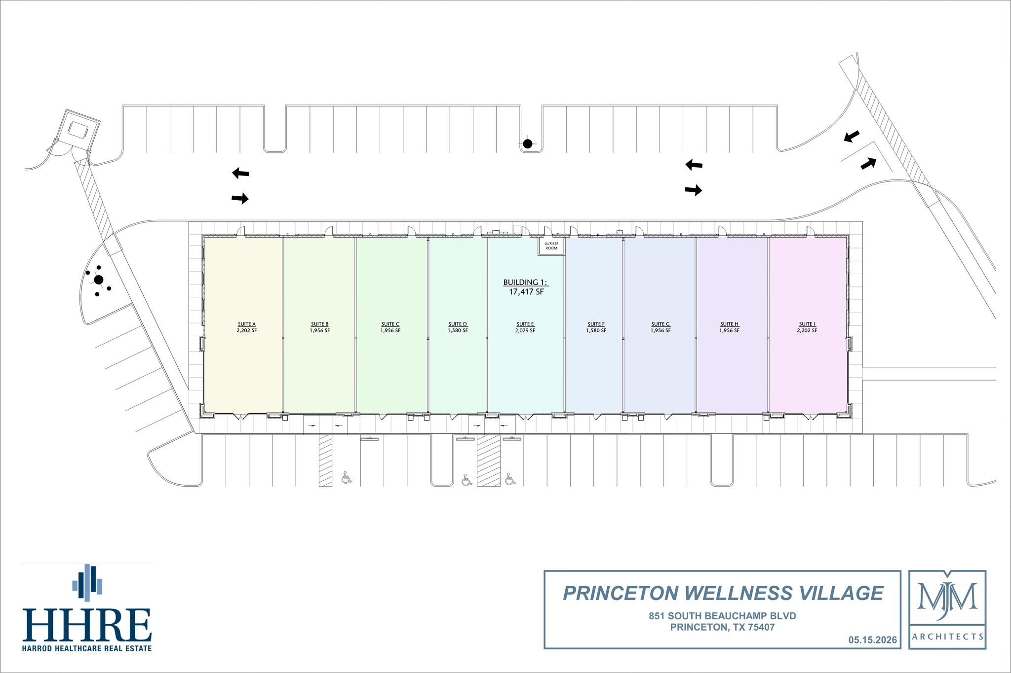 Princeton Wellness Village, S. Beauchamp Blvd., Princeton, TX à louer Plan d’étage– Image 1 sur 1
