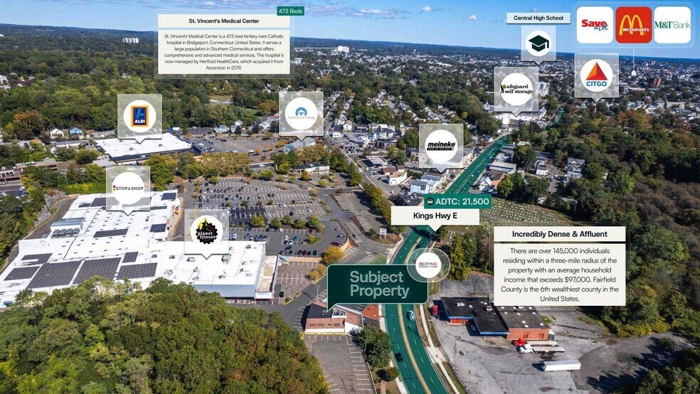 320 Kings Hwy E, Fairfield, CT à vendre - Photo de l’immeuble – Image 2 sur 3