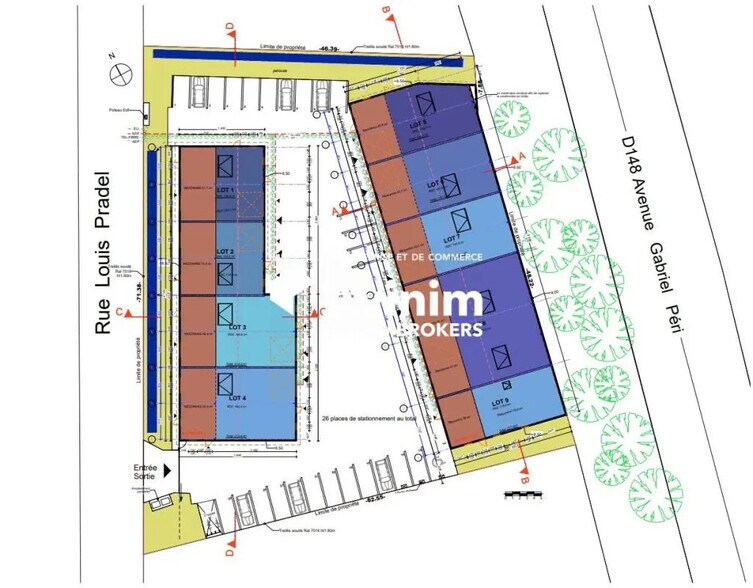 Local d'activités dans Corbas à vendre - Plan de site – Image 2 sur 2